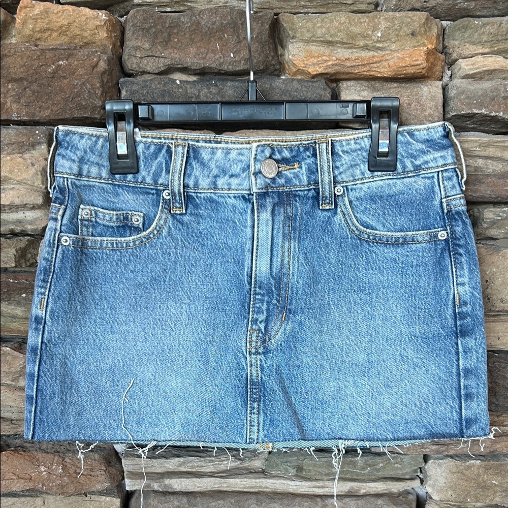 PacSun Blue Denim Mini Skirt